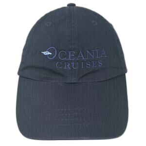 Ultra Club Oceania Cruises Baseball Cap Blue Strapback Hat One Size Embroidered